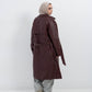 BURGANDY LETHER COAT
