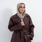 BURGANDY LETHER COAT
