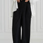 Pleated Flow Trouser - Black