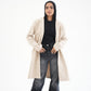 WOOL COAT- GREY MELANGE
