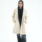 WOOL COAT- GREY MELANGE
