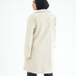 WOOL COAT- GREY MELANGE