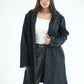 WOOL COAT- BLACK