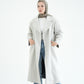 WOOL LONG COAT- LIGHT GREY