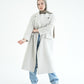 WOOL LONG COAT- LIGHT GREY