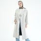 WOOL LONG COAT- LIGHT GREY