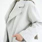 WOOL LONG COAT- LIGHT GREY