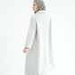 WOOL LONG COAT- LIGHT GREY
