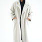 WOOL LONG COAT-Greiage MELANGE
