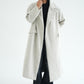 WOOL LONG COAT-Greiage MELANGE