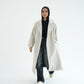 WOOL LONG COAT-Greiage MELANGE