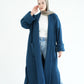 WOOL LONG COAT- NAVY