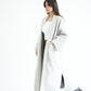 WOOL LONG COAT- LIGHT GREY