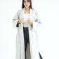 WOOL LONG COAT- LIGHT GREY