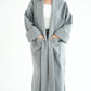 WOOL LONG COAT- GREY
