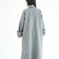 WOOL LONG COAT- GREY