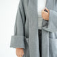 WOOL LONG COAT- GREY