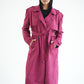 WOOL COAT- BURGUNDY