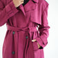 WOOL COAT- BURGUNDY