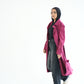 WOOL COAT- BURGUNDY