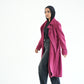 WOOL COAT- BURGUNDY