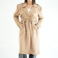 WOOL RIBBON COAT- BEIGE