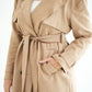 WOOL RIBBON COAT- BEIGE