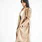 WOOL RIBBON COAT- BEIGE
