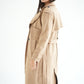 WOOL RIBBON COAT- BEIGE