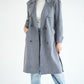 WOOL RIBBON COAT- GREY