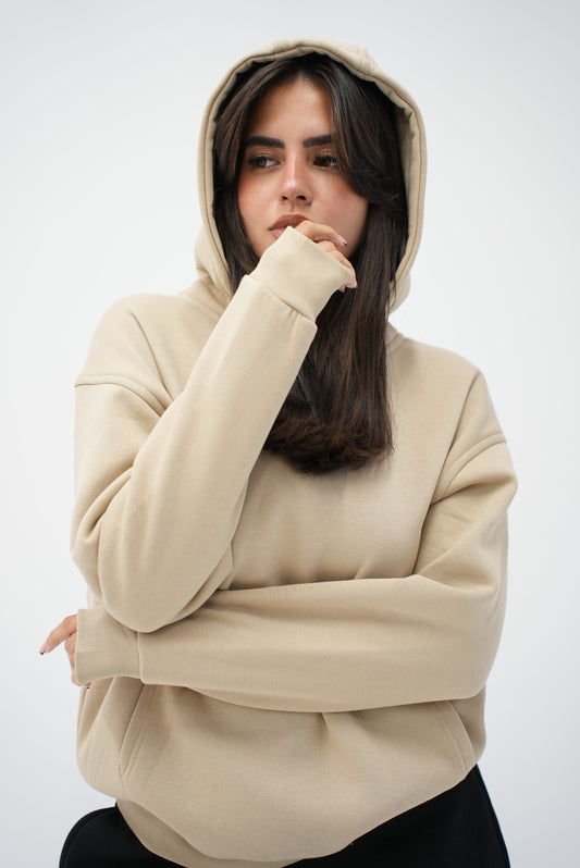COMFY HOODIE - BEIGE