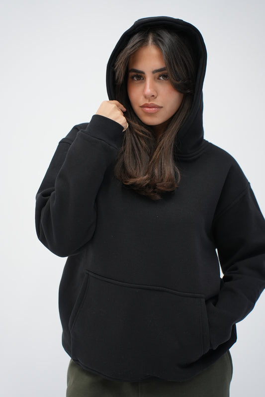 COMFY HOODIE - BLACK