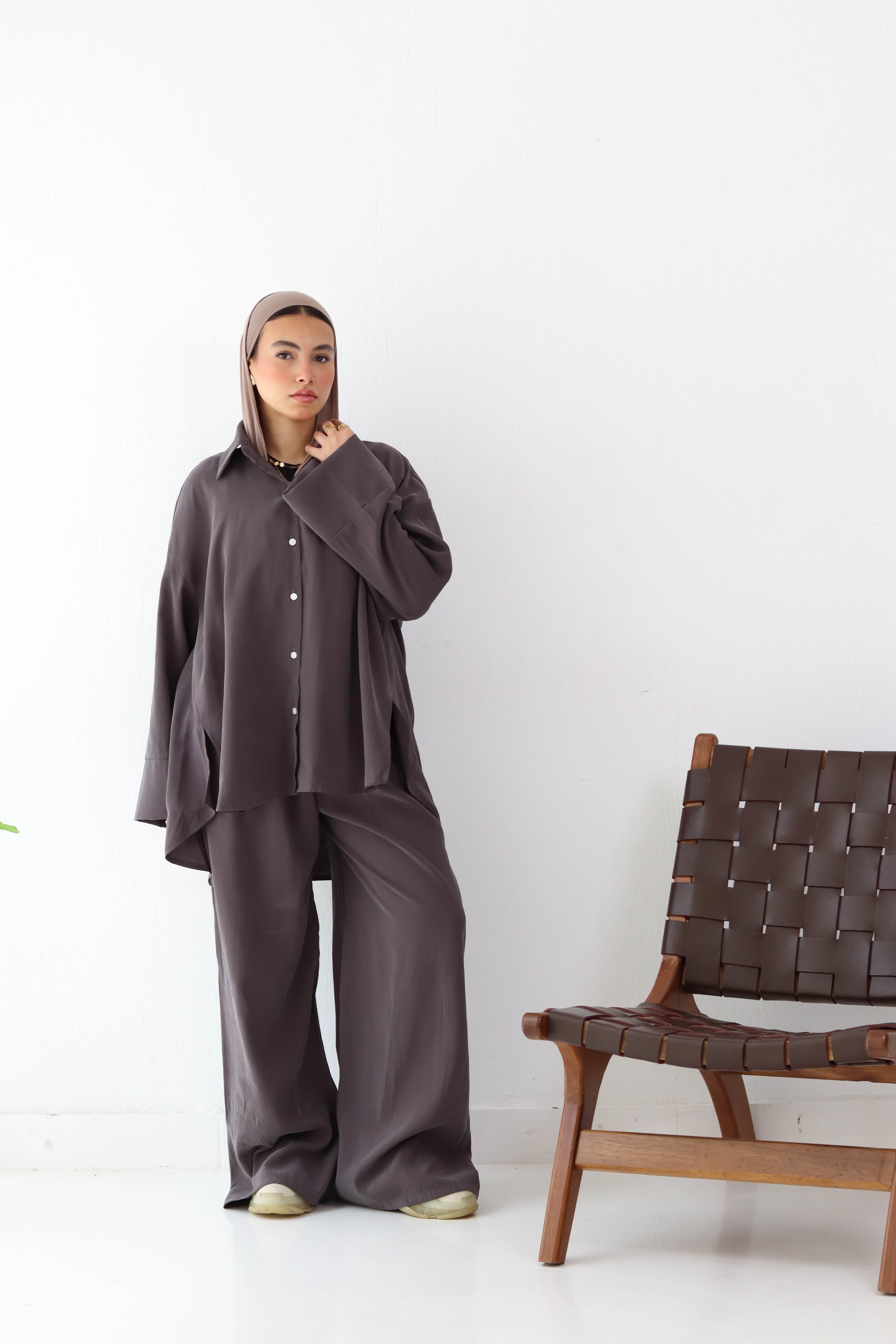 Layal Color GRAY LAYAL SUIT – CEYMAV