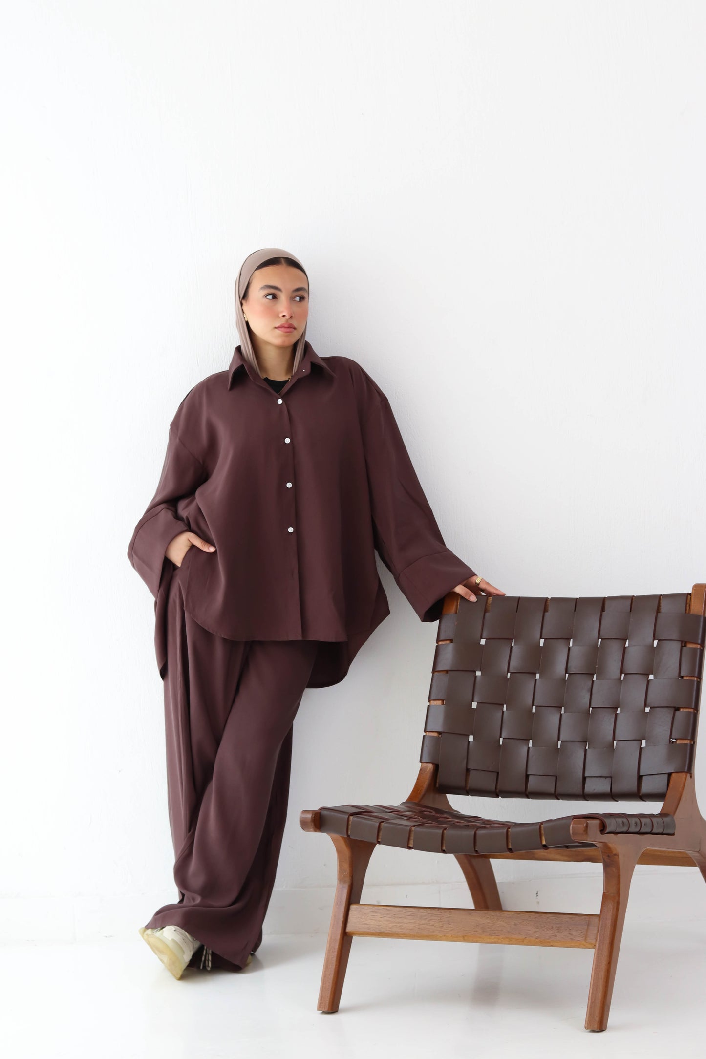 BROWN LAYAL SUIT