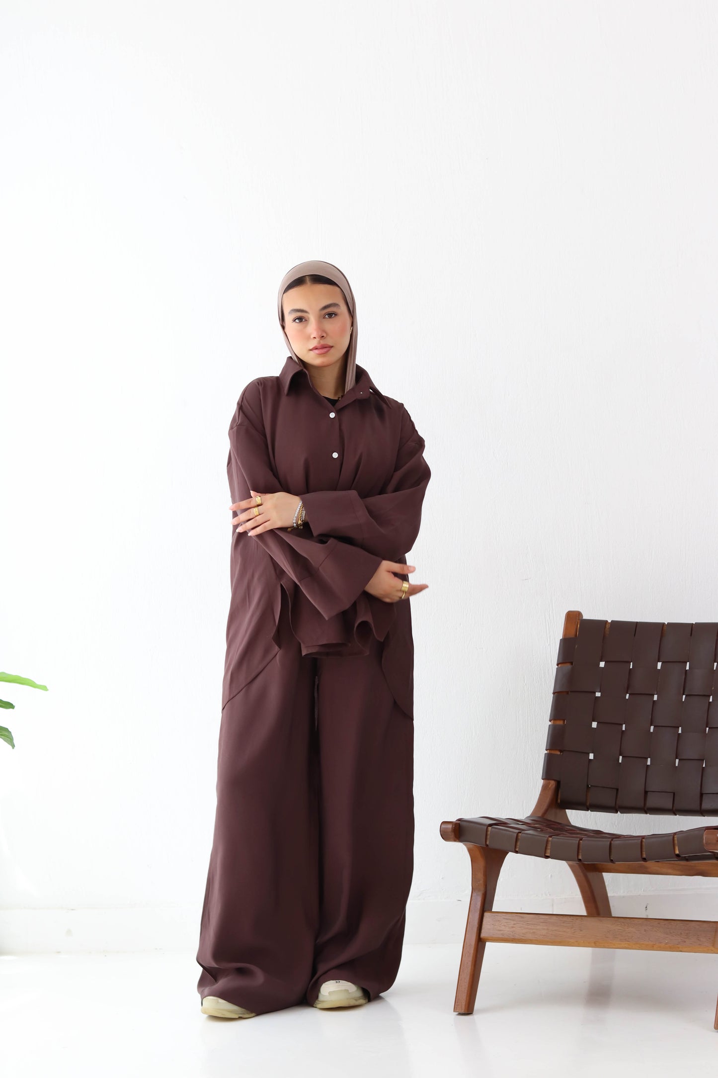 BROWN LAYAL SUIT