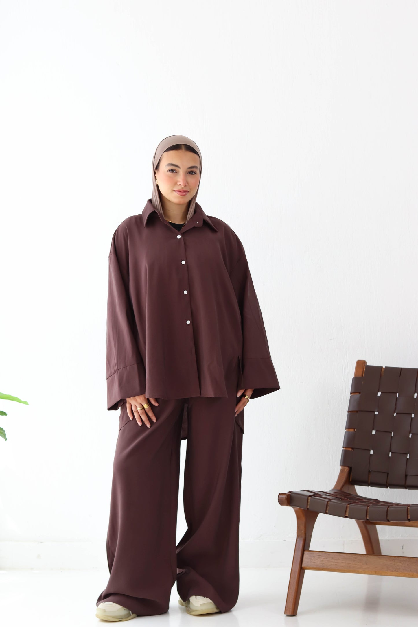 BROWN LAYAL SUIT