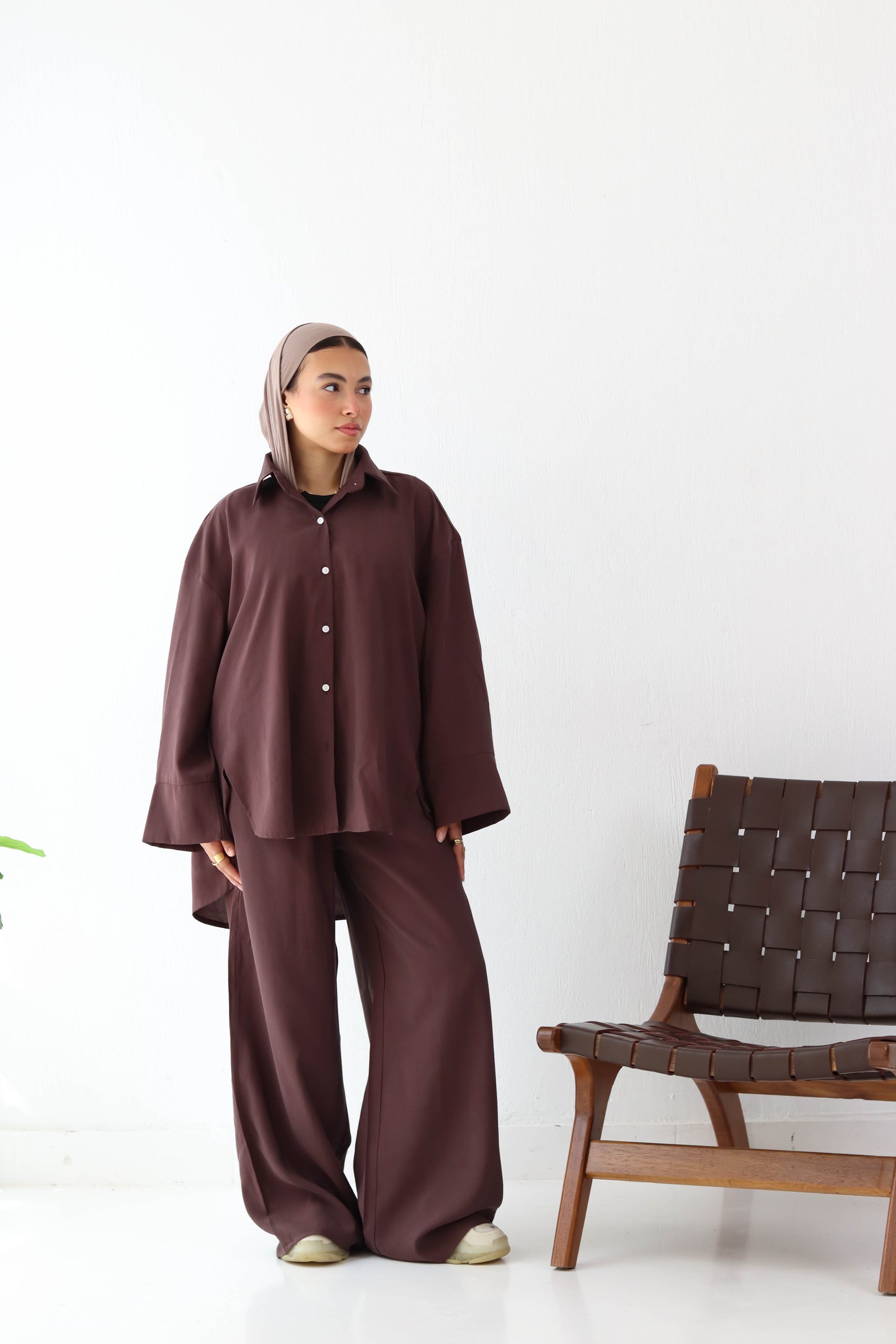 BROWN LAYAL SUIT