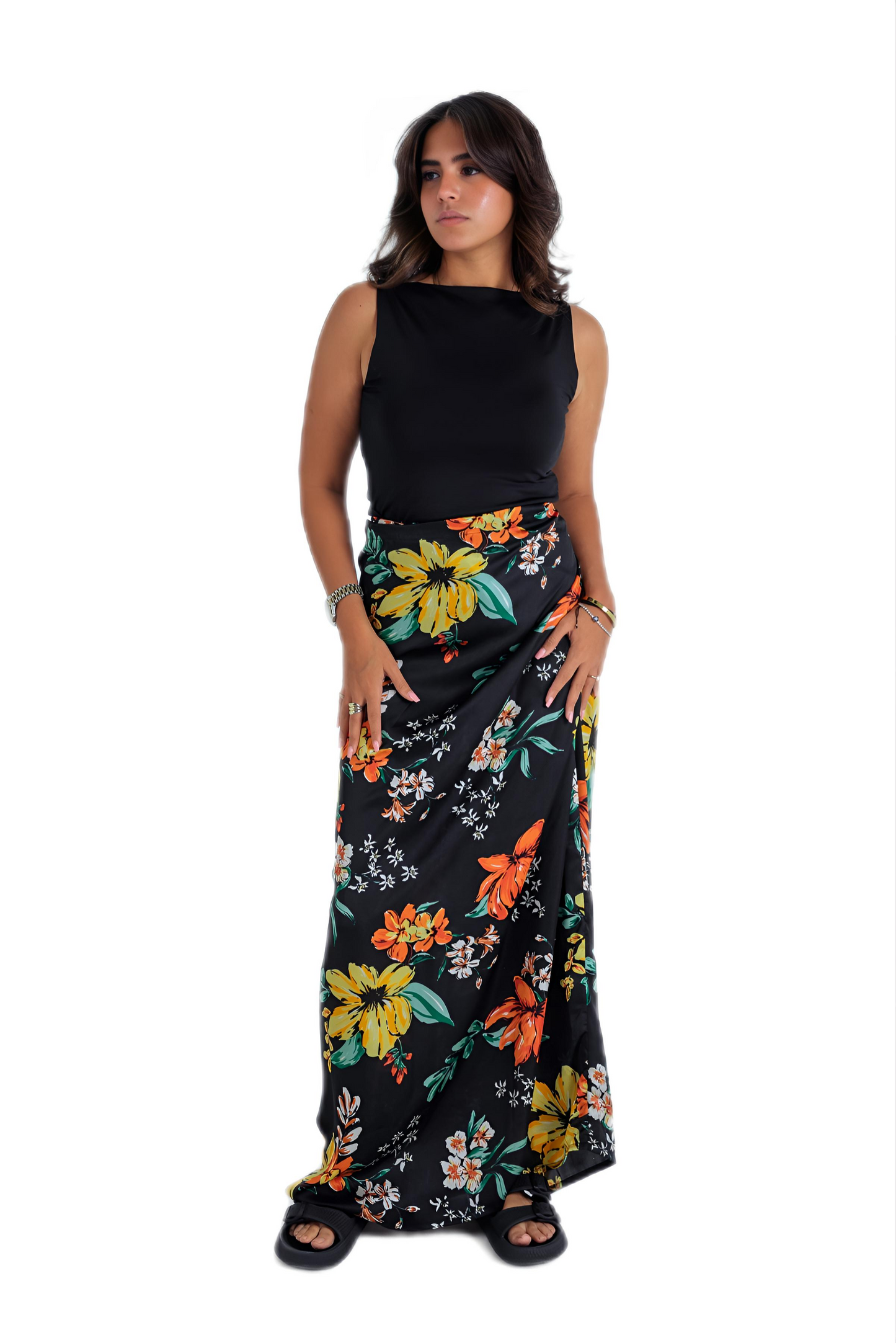 MULTI-COL4 SKIRT
